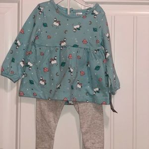 Blue set for little girl